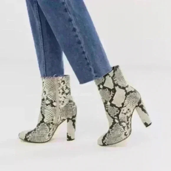 Call It Spring snakeskin booties - Picture 2 of 6